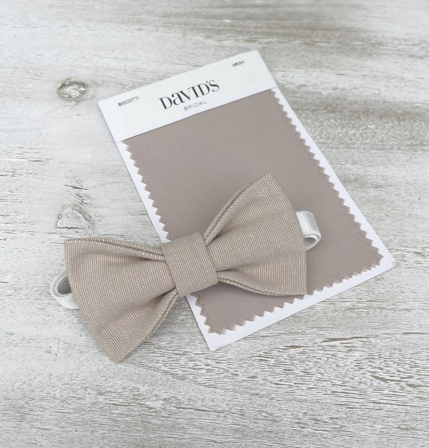 Taupe Biscotti Bow Tie Set for Men and Boys - Perfect Wedding Party Gift and Groomsmen Ring Bearer Outfit