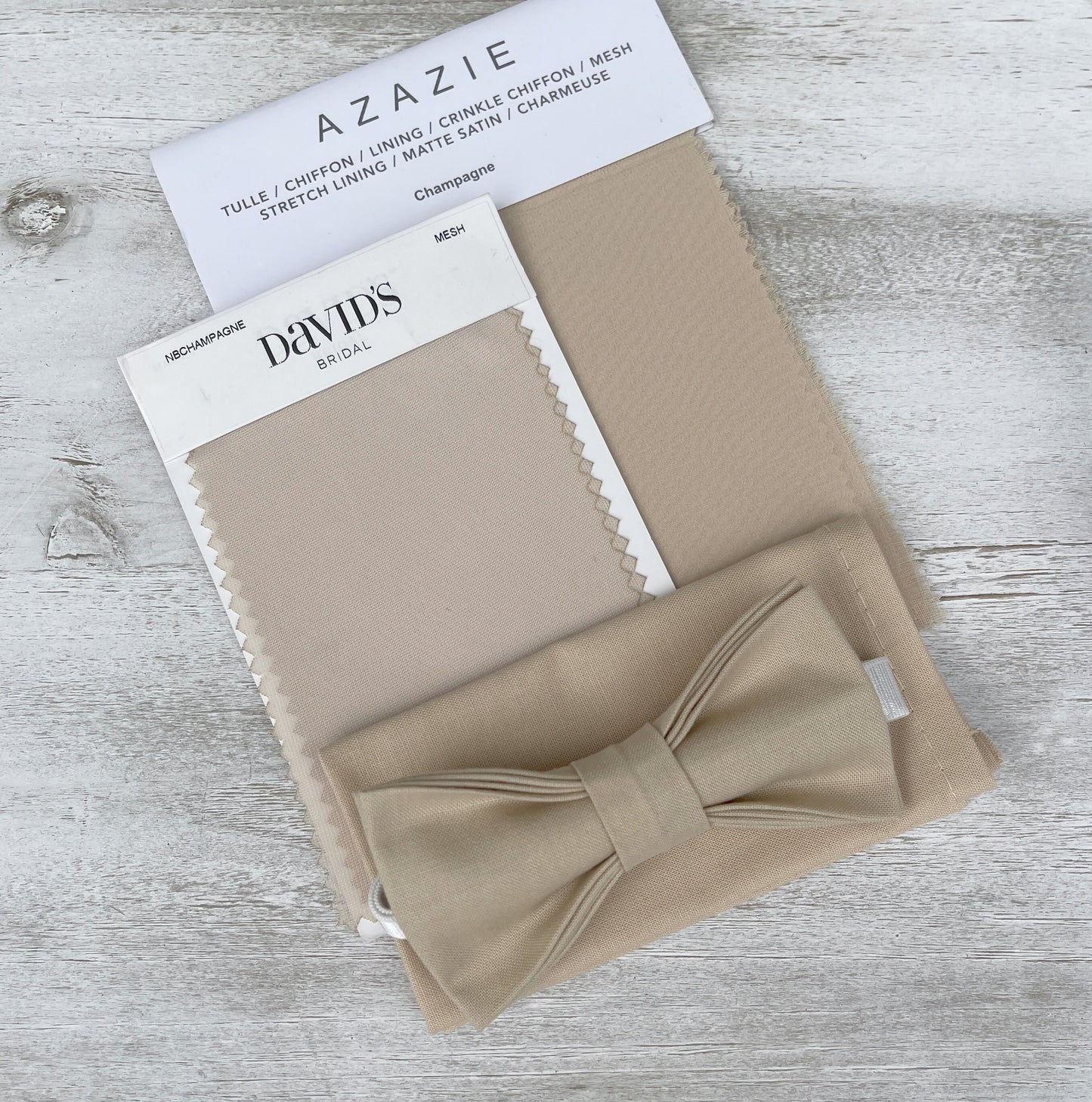 Taupe Biscotti Bow Tie Set for Men and Boys - Perfect Wedding Party Gift and Groomsmen Ring Bearer Outfit
