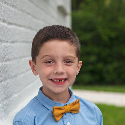 Marigold Bow tie & Suspenders | Navy Blue Braces | Pocket Square | Ring Bearer Outfit | Boho Rustic Wedding