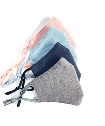 Gray Cotton Kids Face Mask - Reusable | Washable | and Perfect for School - Babies Face Mask