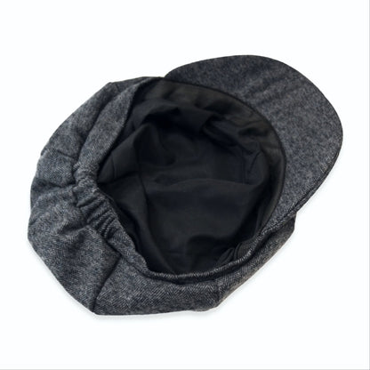 Gray Newsboy Cap, Rustic Gatsby Hat, Ivy Flat Cap, All Sizes Baby to Adult, Ring Bearer Outfit, Wedding Photo Prop, Groomsmen Gift