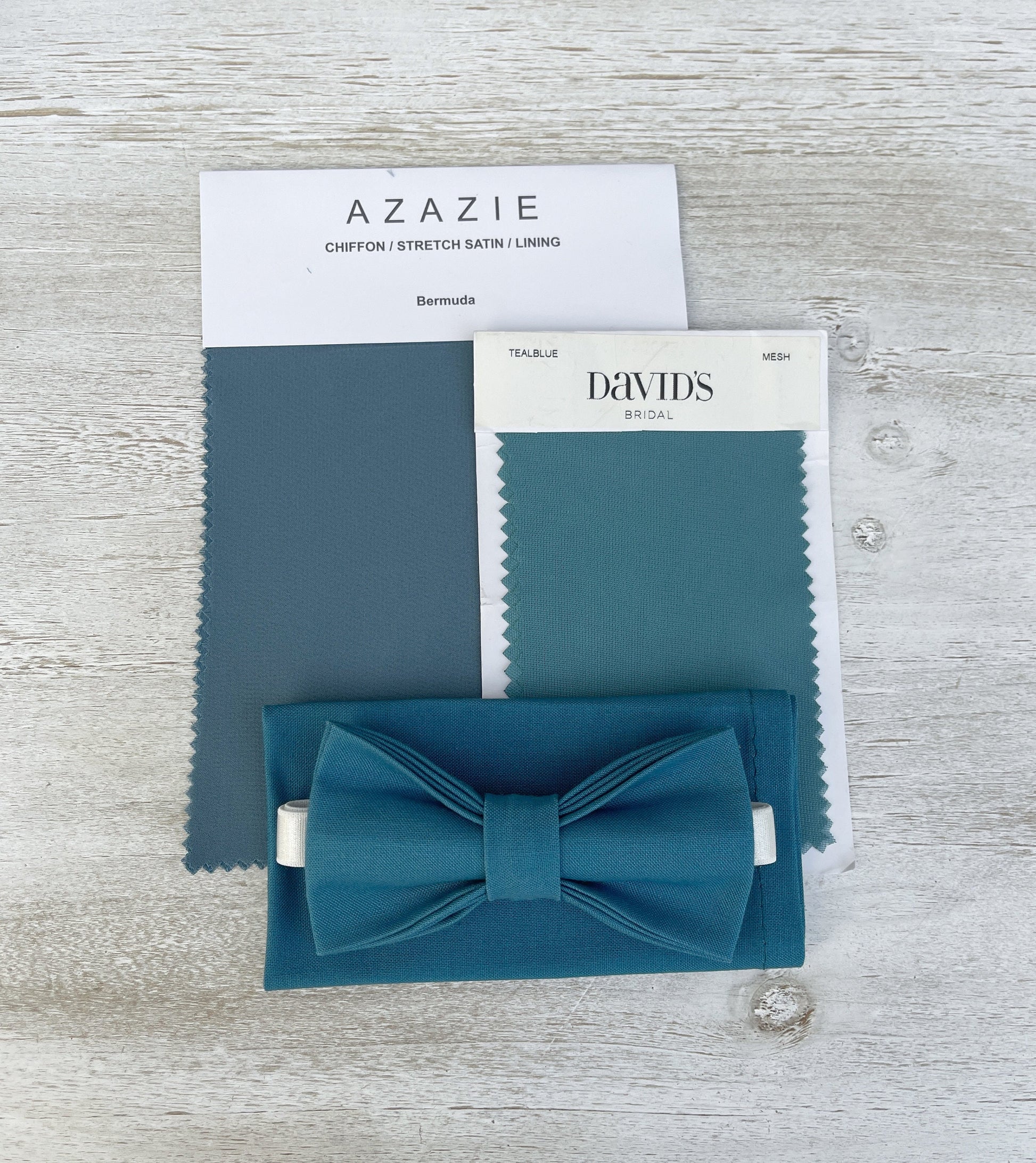 Teal Blue Bow tie & Suspenders, Leather Light Brown Braces, Pocket Square, Ring Bearer Outfit, Boho Rustic Wedding