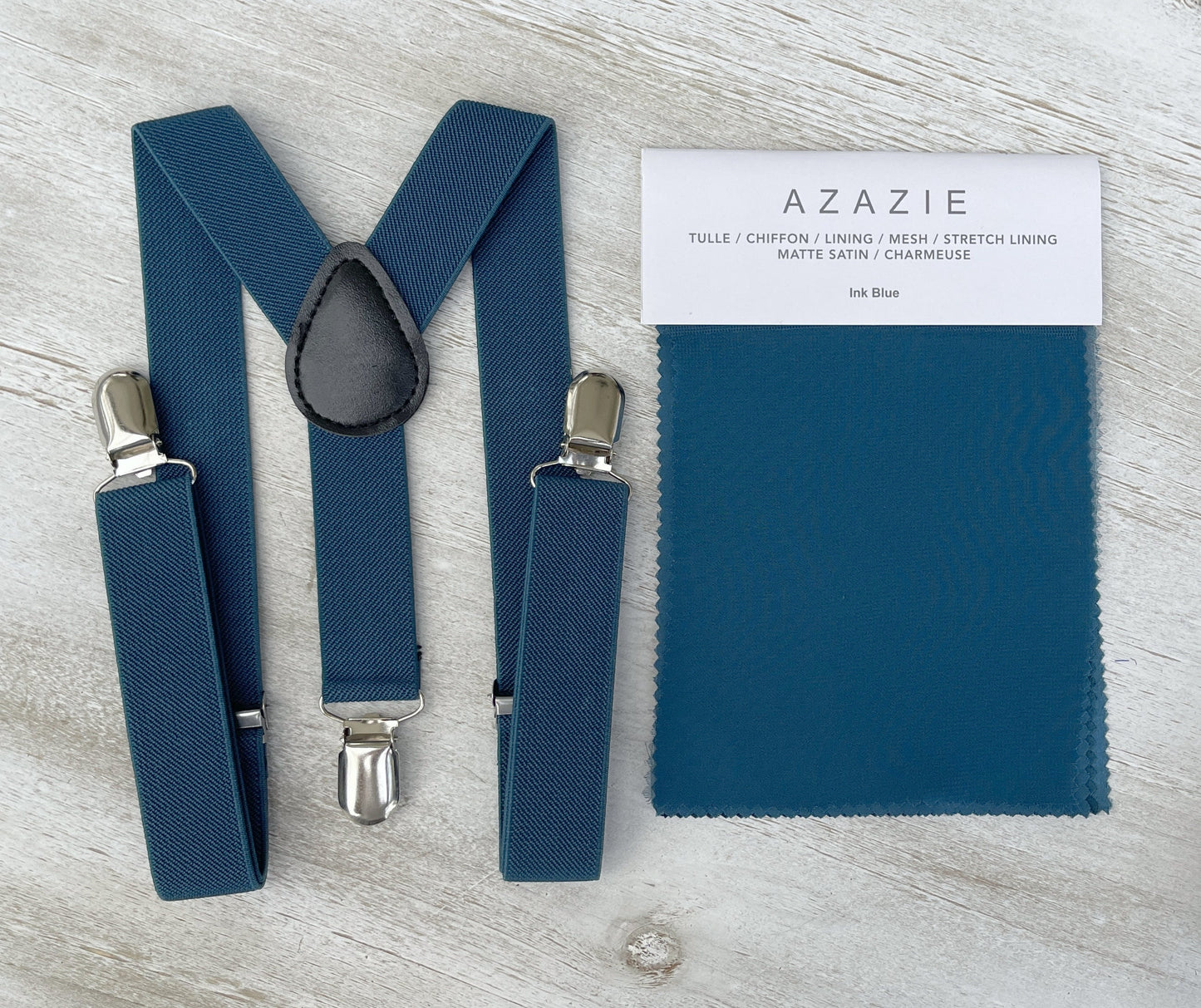 Teal Blue Bow tie & Suspenders | Ink Braces | Pocket Square | Ring Bearer Outfit | Boho Rustic Wedding