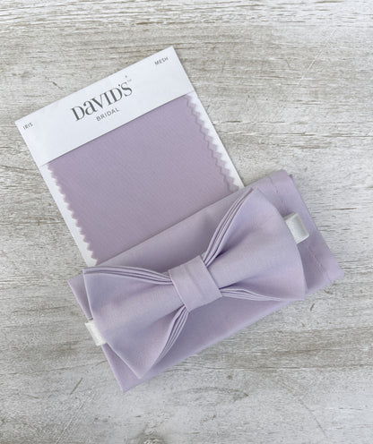 Iris Bow tie & Suspenders | Leather Light Brown Braces | Pocket Square | Ring Bearer Outfit | Boho Rustic Wedding