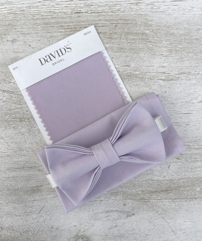 Iris Bow tie & Gray Suspenders | Pocket Square | Ring Bearer Outfit | Boho Rustic Wedding