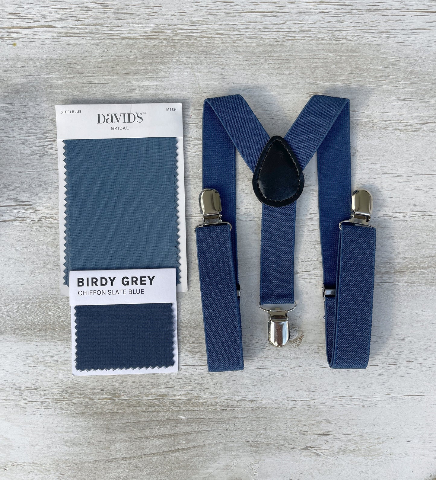 Pine Bow tie & Suspenders | Steel Blue Braces | Gem Bow Tie | Pocket Square | Ring Bearer Outfit | Boho Wedding