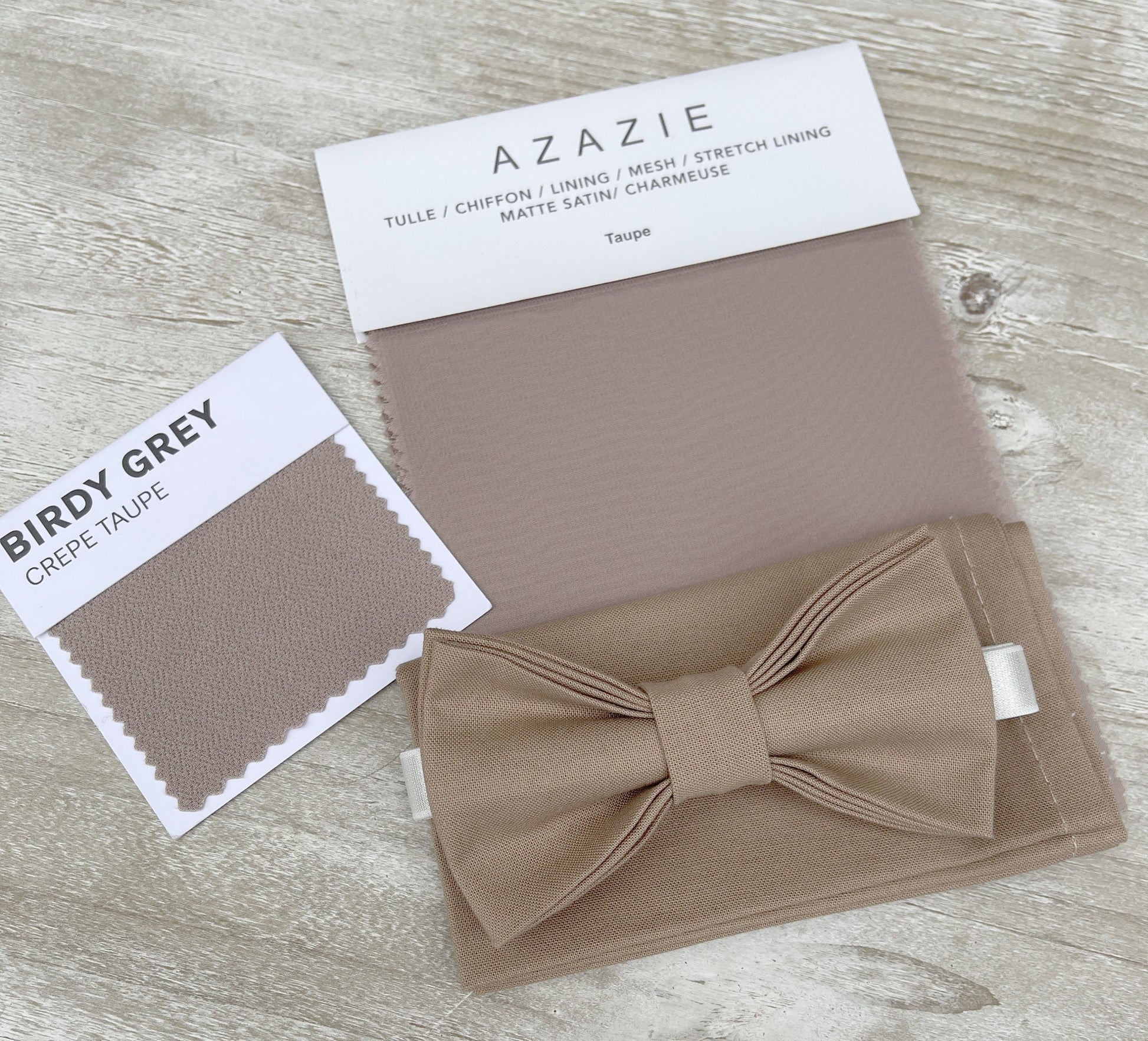 Light Taupe Bow tie & Suspenders | Taupe Braces | Pocket Square | Ring Bearer Outfit | Boho Rustic Wedding