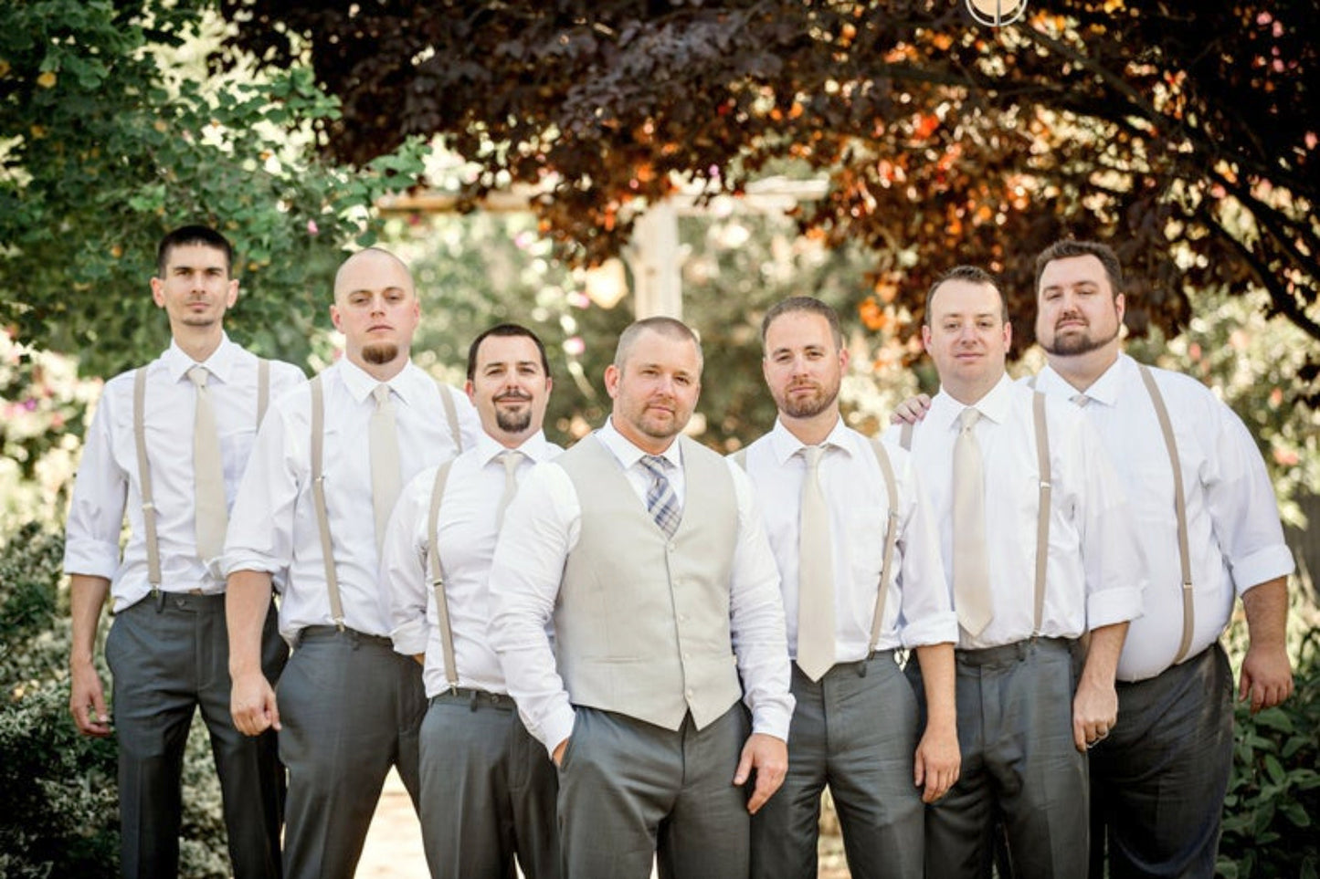 Paprika Bow tie & Suspenders | Champagne Tan Braces | Sienna Bow | Pocket Square | Ring Bearer Outfit | Boho Rustic Wedding