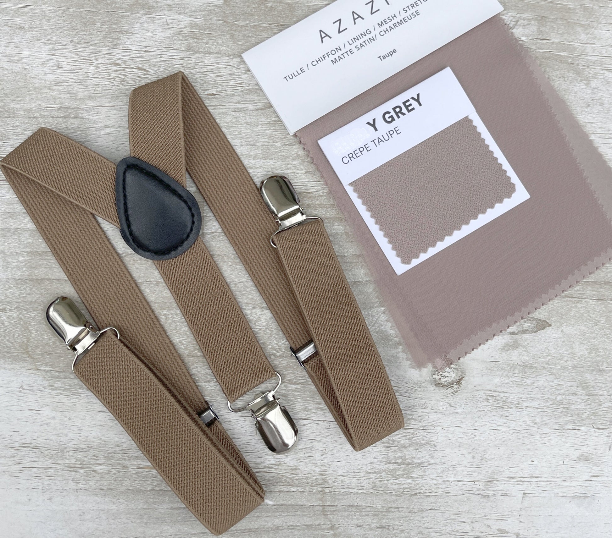 Dusty Rose Bow tie & Suspenders | Taupe Braces | Pocket Square | Ring Bearer Outfit | Rustic Boho Wedding | Groomsman Gift
