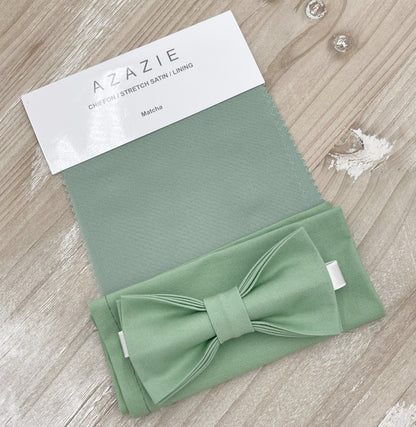 Matcha Bow tie & Suspenders | Black Braces | Sage Meadow Green Bow | Pocket Square | Ring Bearer Outfit | Boho Rustic Wedding