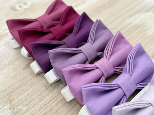 Purple Bow tie | Wedding Bowtie | Ring Bearer outfit | Boho Wedding | Groomsman Gift | Rustic Wedding Outfit