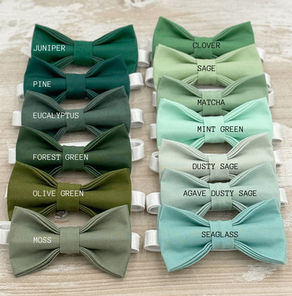 Green Bow tie | Wedding Bowtie | Ring Bearer outfit | Boho Wedding | Groomsman Gift | Rustic Wedding Outfit