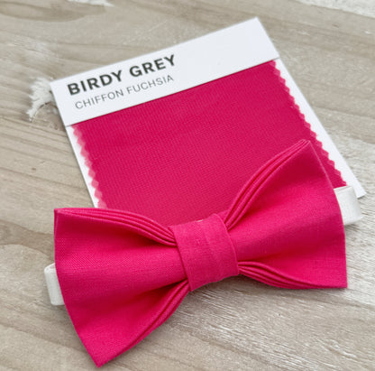 Fuchsia Bow tie & Suspenders | Champagne Tan Braces | Begonia Pink Bowtie | Pocket Square | Ring Bearer Outfit | Boho Rustic Wedding Set