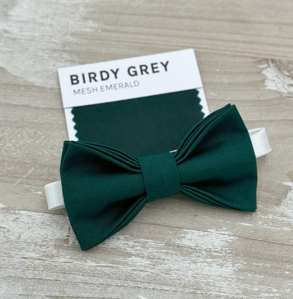 Pine Bow tie & Suspenders | Juniper Green Braces | Gem Bow | Pocket Square | Ring Bearer Outfit | Boho Rustic Wedding