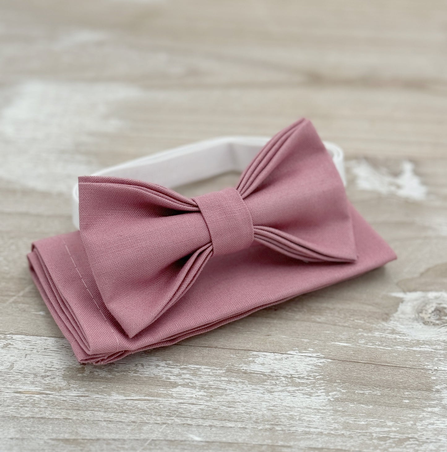 Dusty Rose Bow tie & Suspenders | Dusty Gray Braces | Pocket Square | Ring Bearer Outfit | Boho Rustic Wedding | Groomsman Gift