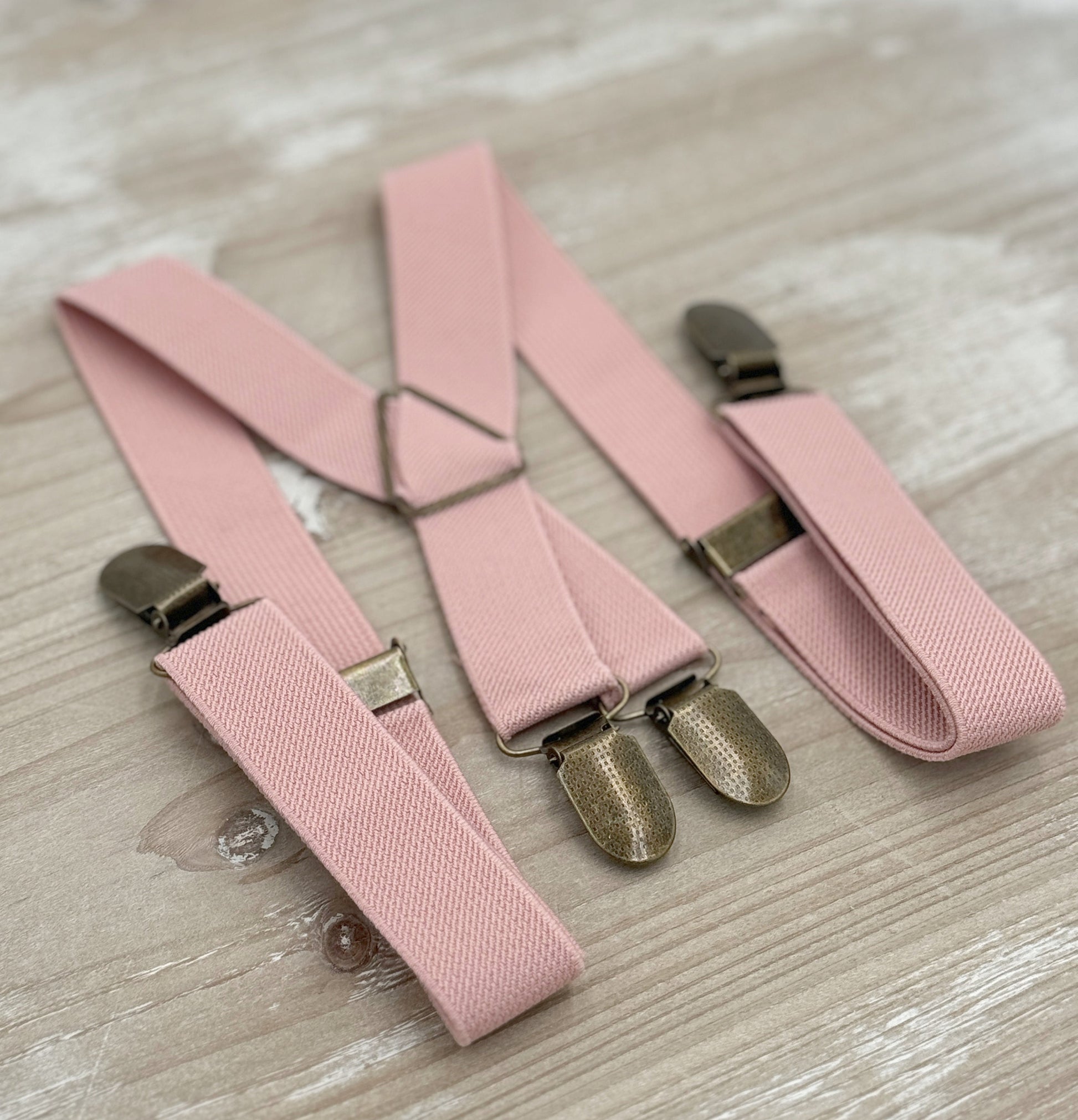 Blush Bow tie & Suspenders, Dusty Pink X - Back Braces, Petal Bow Tie, Blushing Bow, Pocket Square, Ring Bearer Outfit, Boho Wedding