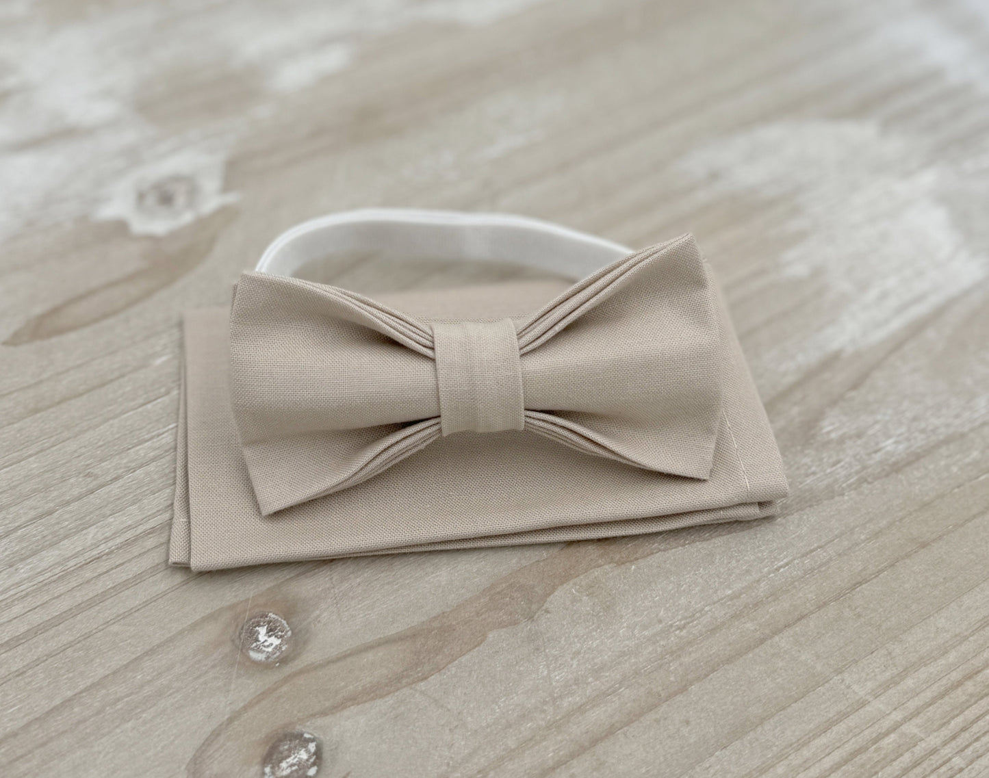 Biscotti Bow tie & Suspenders, Frost Braces, Frost Tan Bow, Pocket Square, Ring Bearer Outfit, Boho Rustic Wedding