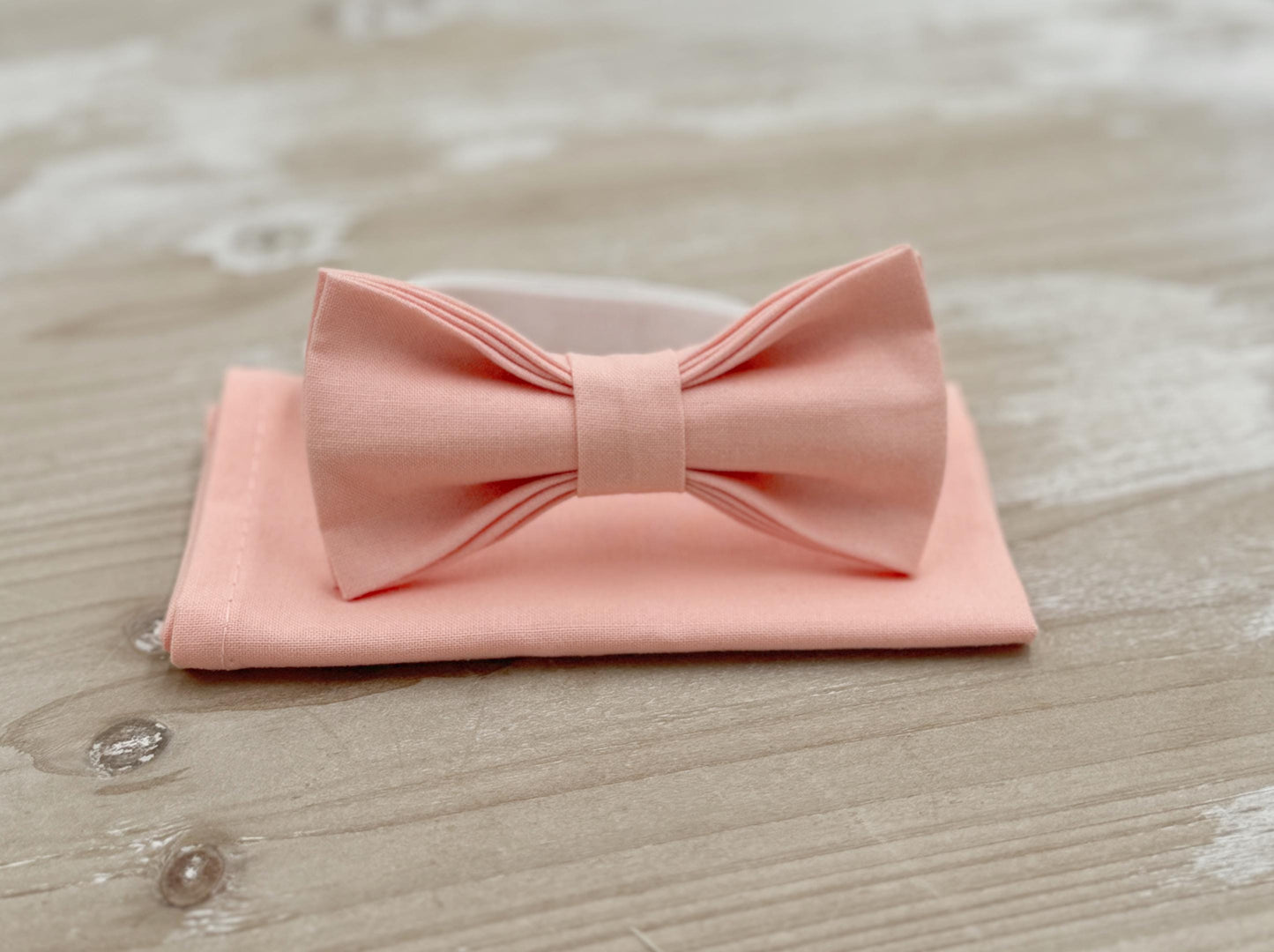 Bellini Bow Tie and Suspenders – All Sizes for Men and Boys, Light Gray Braces, Pocket Square, Boho Rustic Wedding, Ring Bearer Set