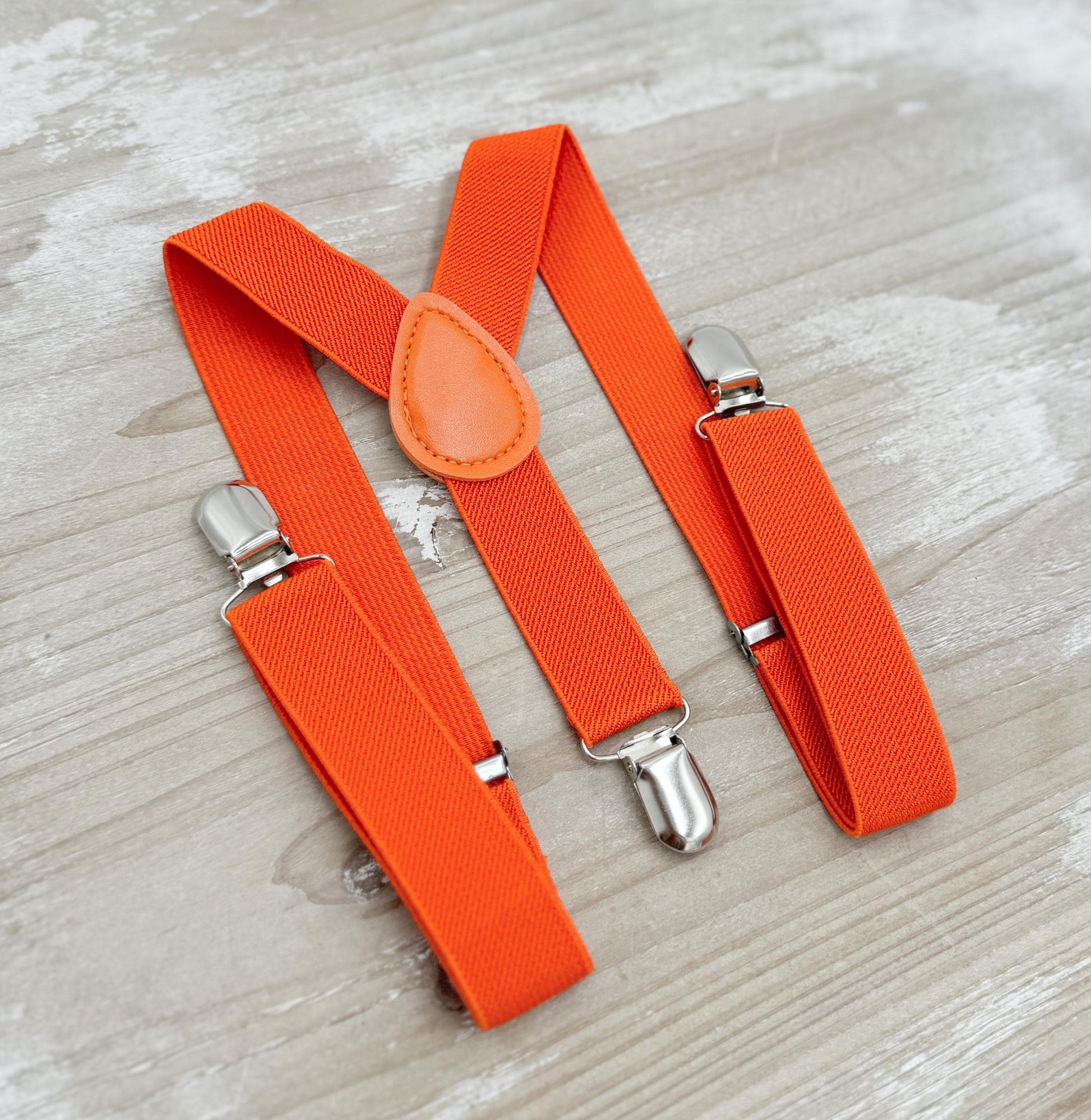 Orange Bow tie & Suspenders | Pocket Square | Groomsman Gift | Ring Bearer Outfit | Boho Rustic Wedding