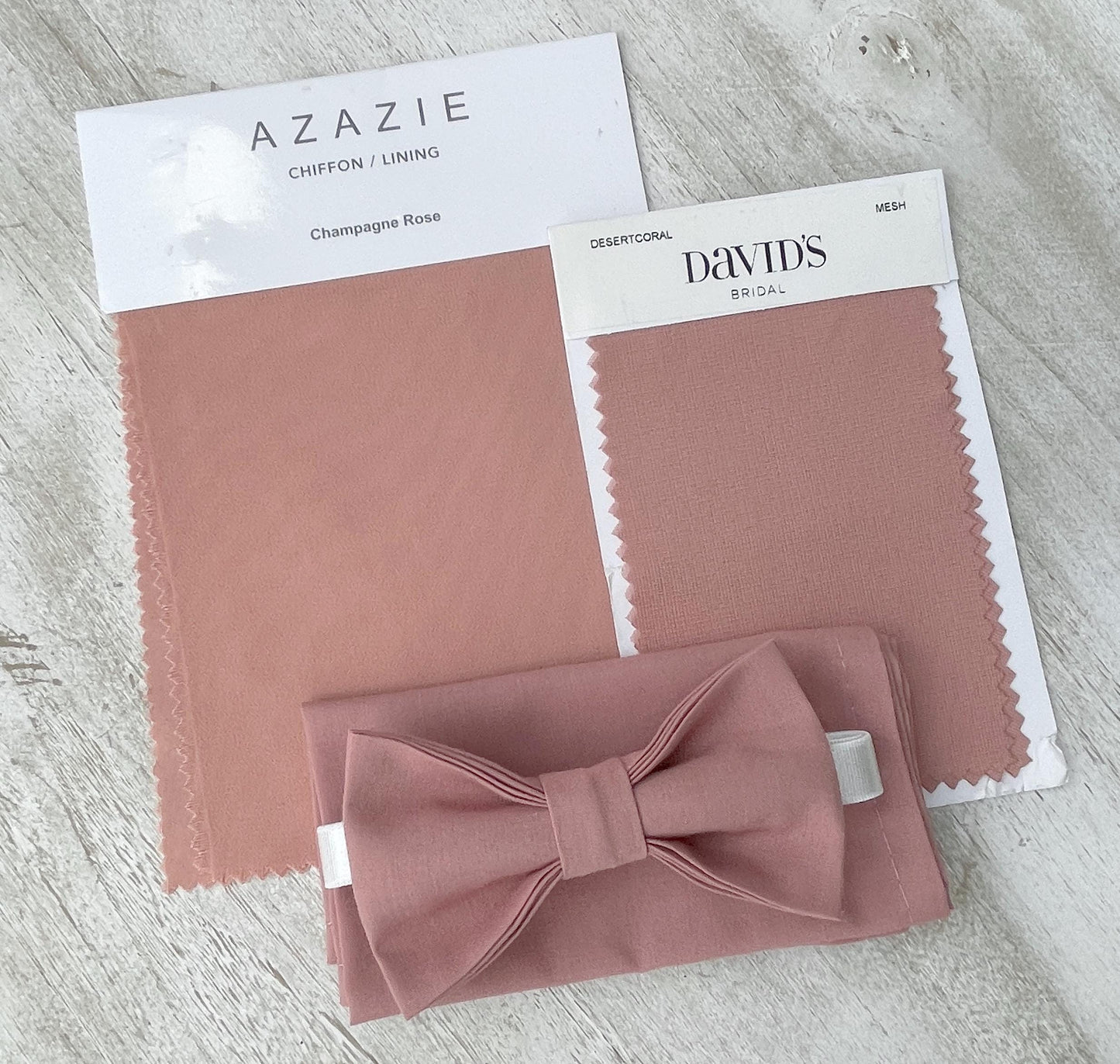 Desert Coral Bow Tie & Suspenders – All Sizes for Men and Boys, Pocket Square, Ring Bearer, Groomsman Gift, Boho Barn Wedding