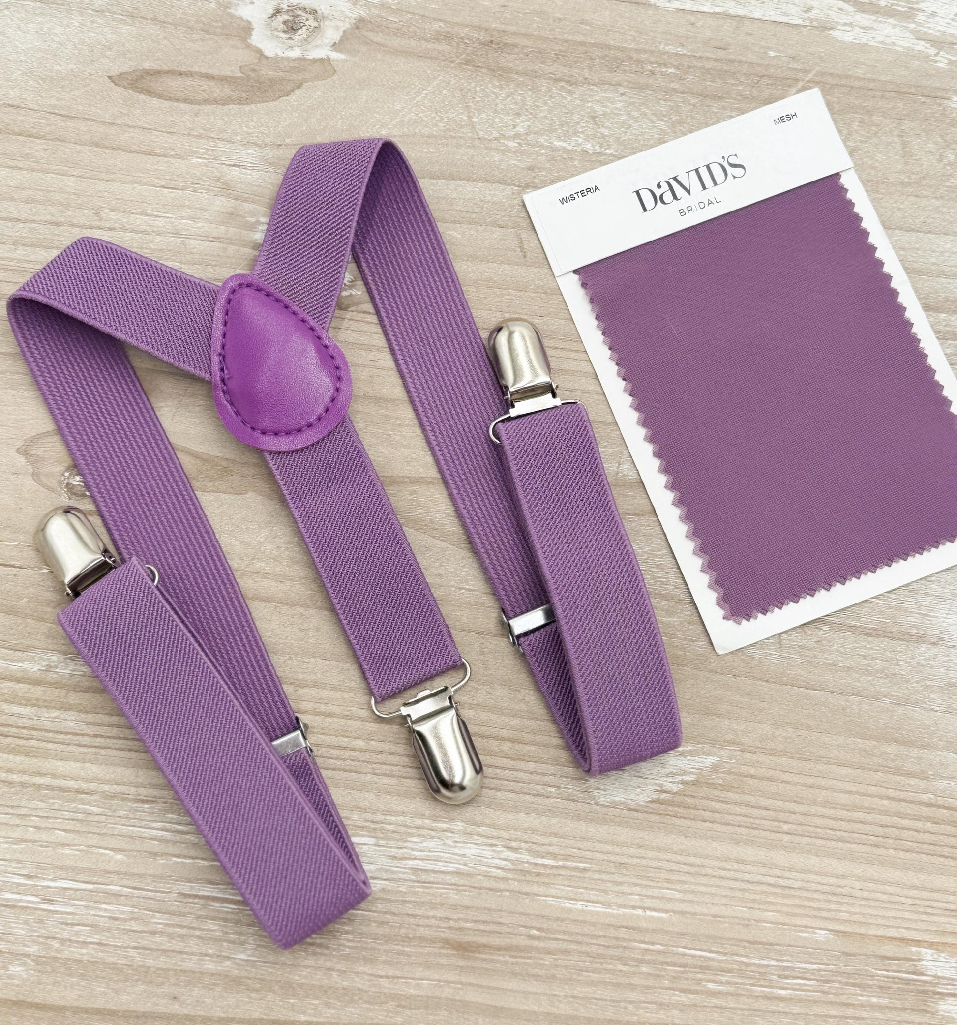 Dark Wisteria Bow tie & Suspenders | Pocket Square | Ring Bearer Outfit | Boho Rustic Wedding
