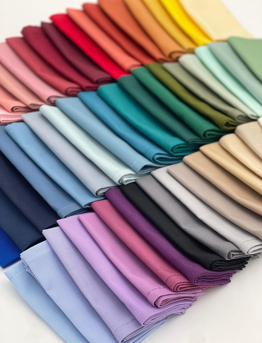 Cotton Pocket Square, Wedding Handkerchief, Groomsman Pocket Square, Solid Color Pocket Square, Mens Hanky, Groom Outfit