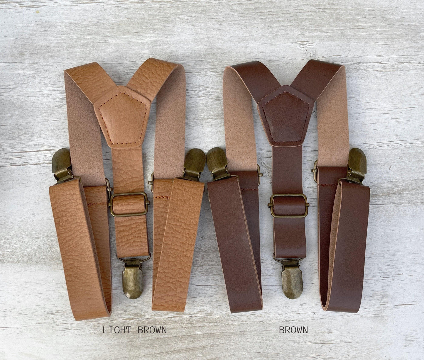 Leather Suspenders, Rustic Wedding Suspenders, Groomsman Proposal, Ring Bearer Outfit, Best Man Gift, Vegan Formal Suspenders