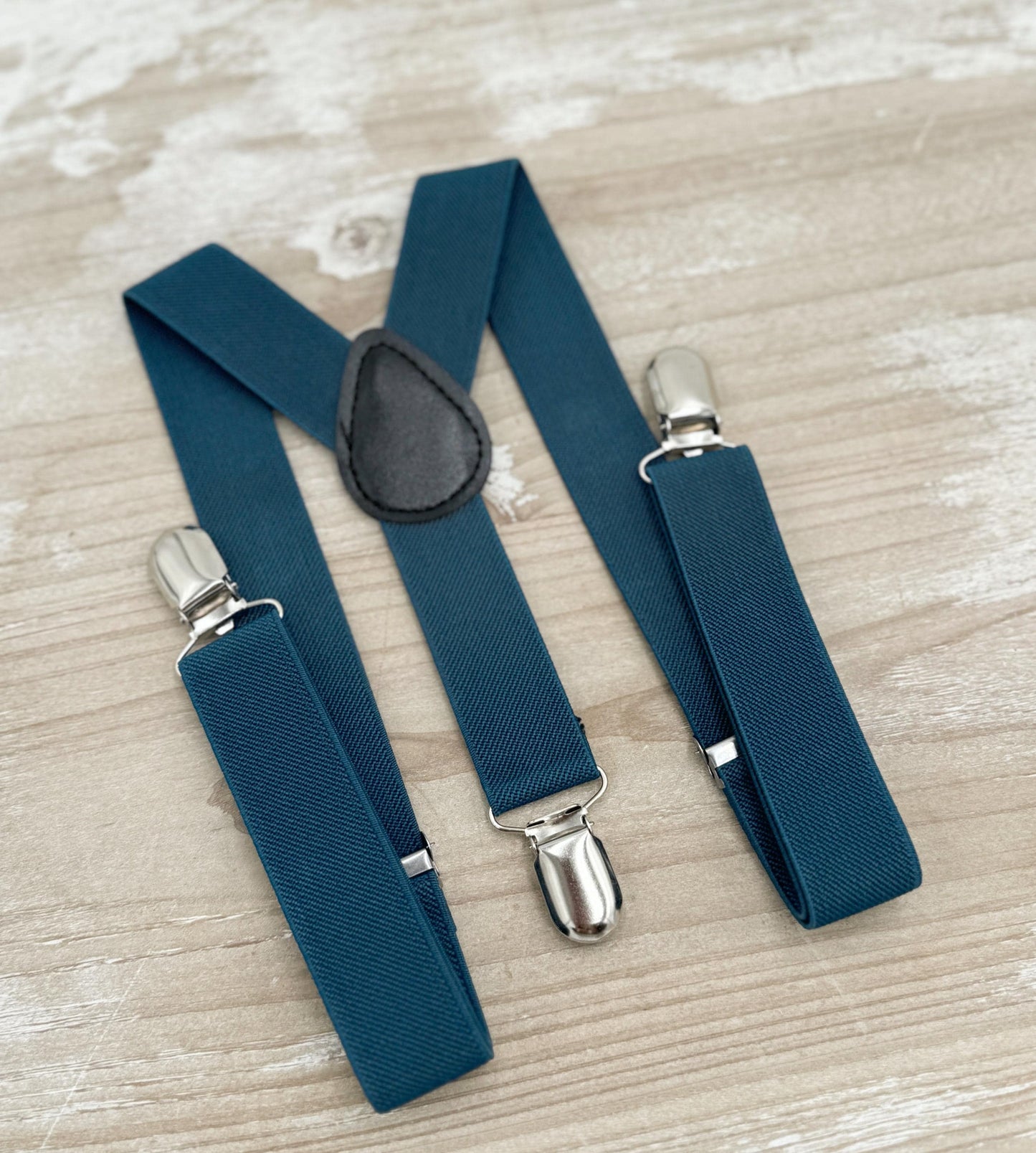 Ink Suspenders, Teal Blue Braces, Groomsmen Gift, Ring Bearer Outfit, Boho Rustic Wedding, Formal Wedding Party