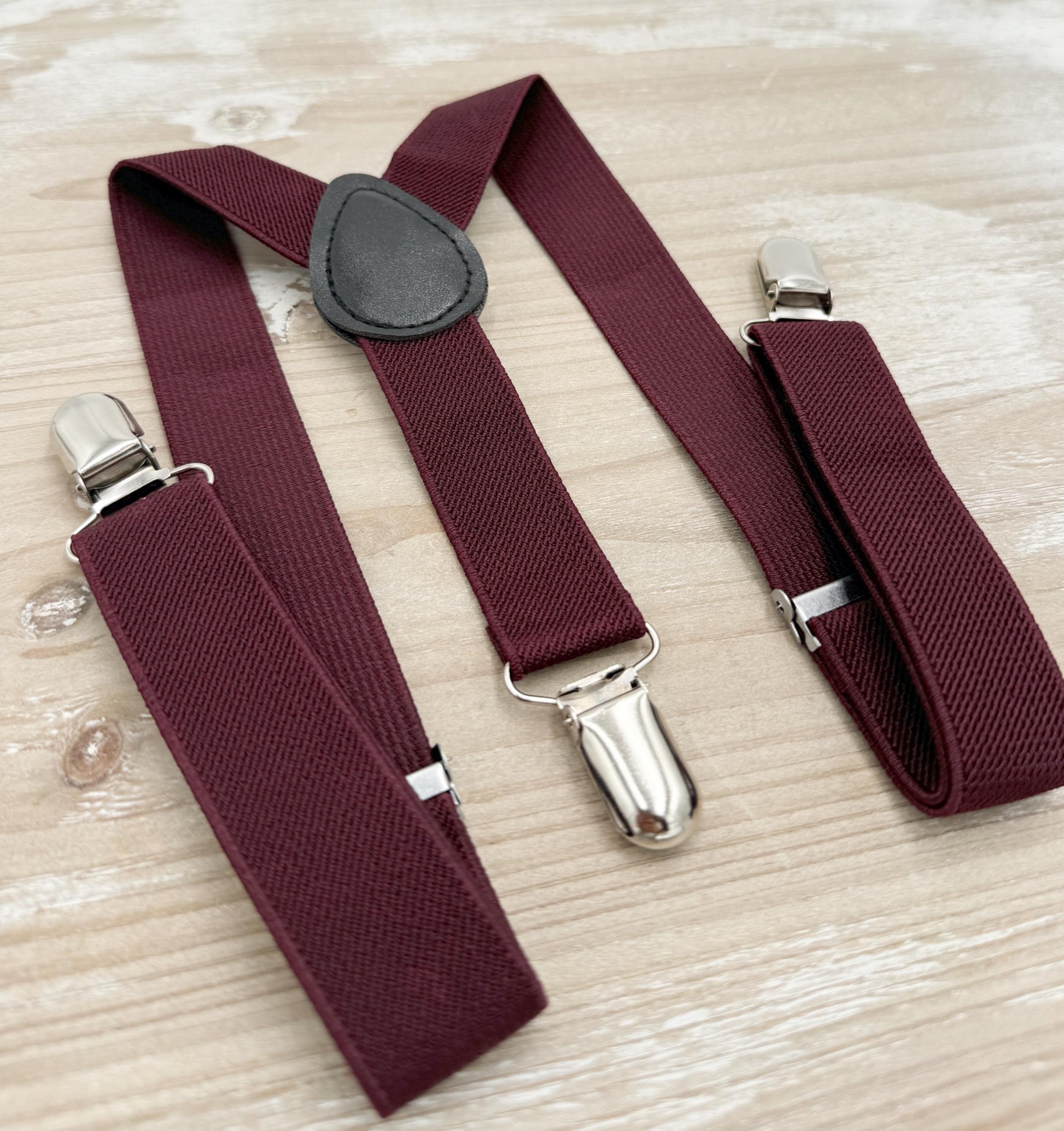 Cabernet Bow tie & Suspenders | Wine Bowtie | Pocket Square | Ring Bearer Outfit | Boho Rustic Wedding