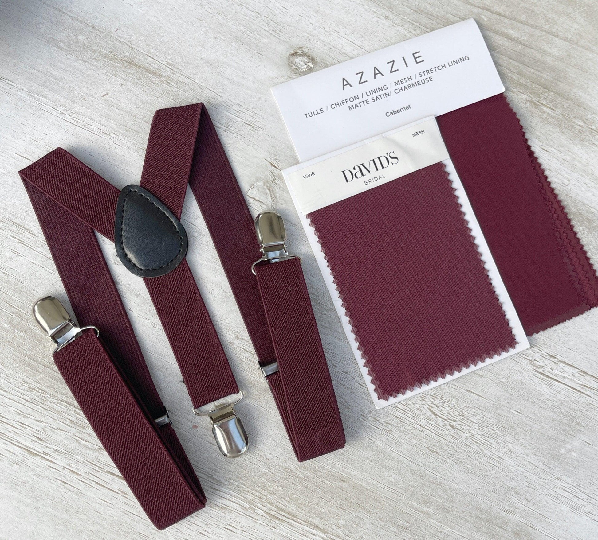 Cabernet Bow tie & Suspenders | Wine Bowtie | Pocket Square | Ring Bearer Outfit | Boho Rustic Wedding