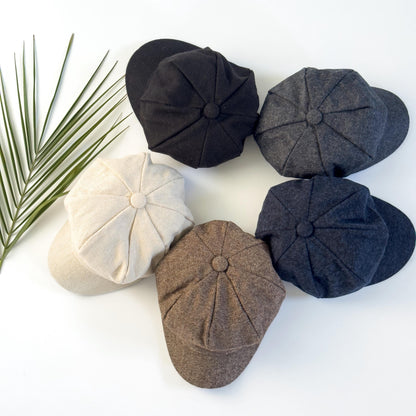 Beige Newsboy Cap, Baby Toddler Boys Hat, 0–10 Years, Rustic Ring Bearer Outfit, Ivy Flat Cap, Gatsby Style Hat, Wedding Photo Prop