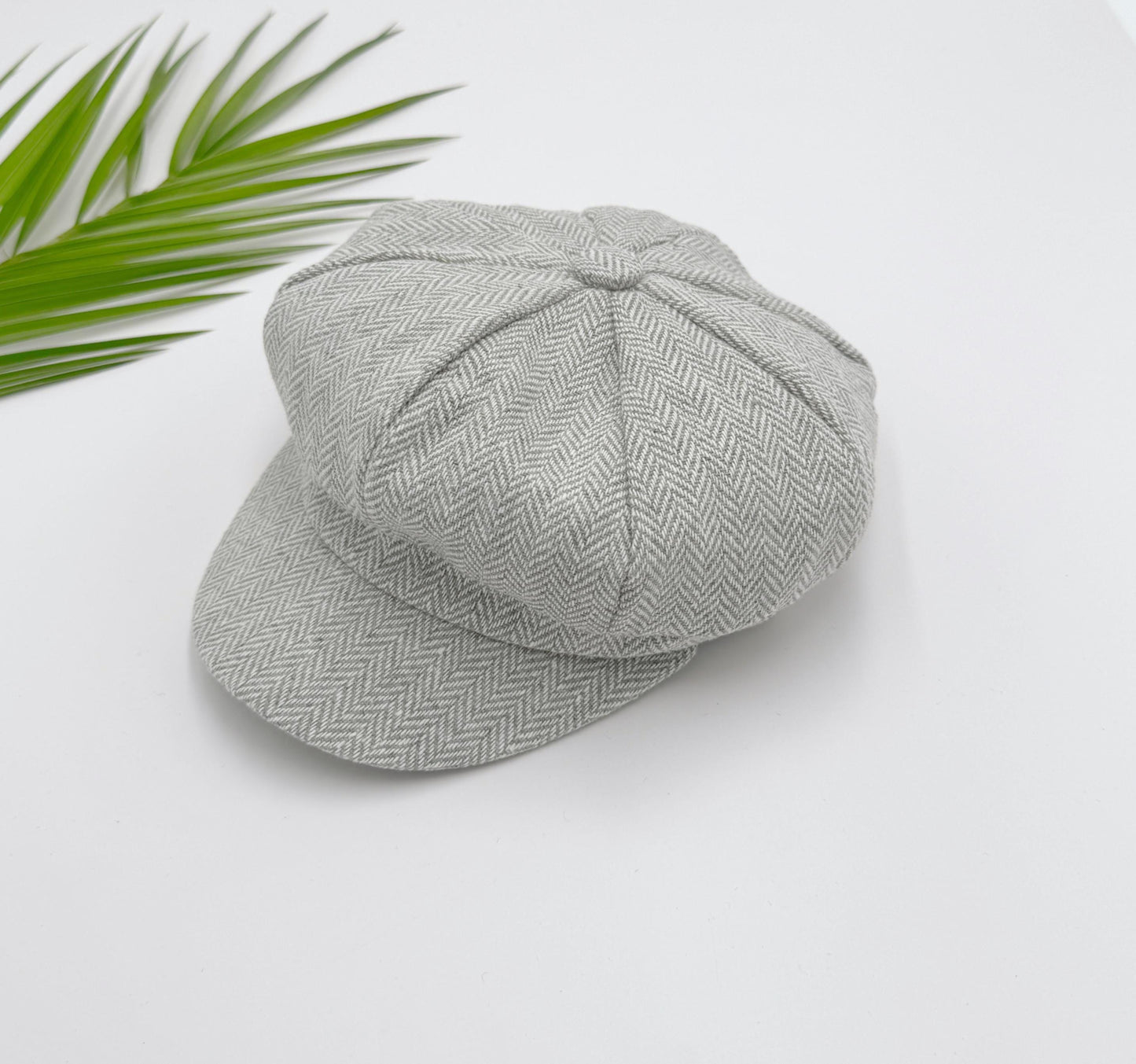 Light Gray Newsboy Cap